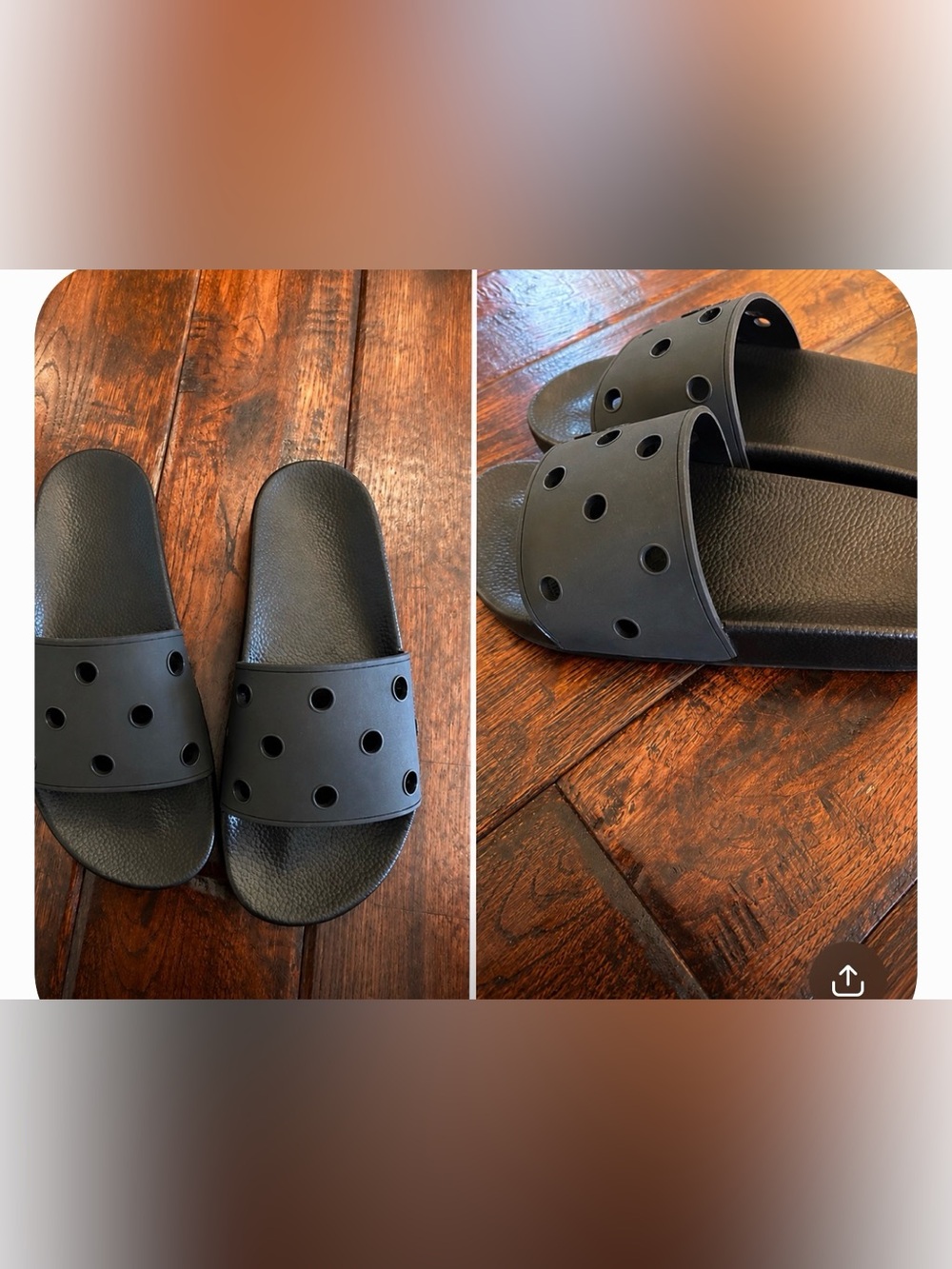 Black womens Slide Sandals IYKYK